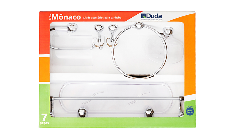 Cromado Cristal Kit 7 Peças