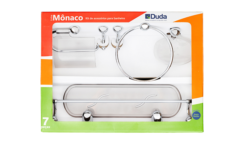 Cromado Fumê Kit 7 peças
